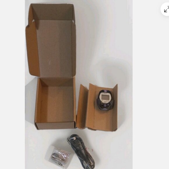 Omron HJ-720ITC Pedometer Black/Gray Pocket Dual Axis w/ Clip & USB Software - Picture 1 of 4